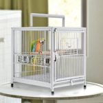 Heavy Duty Wrought Iron Travel Bird Cage Carrier