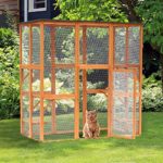 Large Wooden Outdoor Cat Enclosure Catio Cage