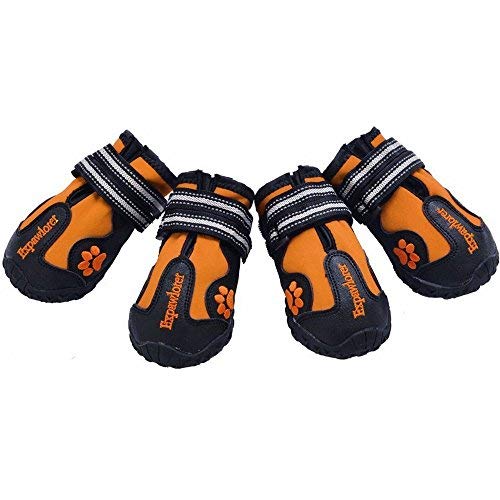 EXPAWLORER Waterproof Dog Boots for Paw Protection
