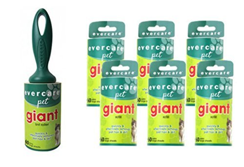 Evercare Pet Bundle Giant Pet Roller REFILLS - 6 Pack