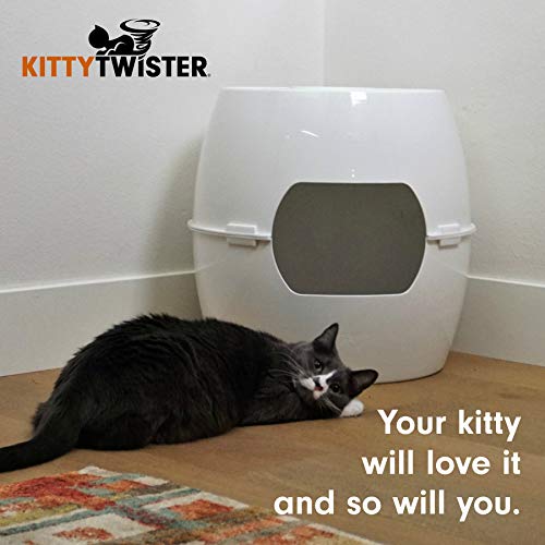KittyTwister DUO, Large Covered Litter Box