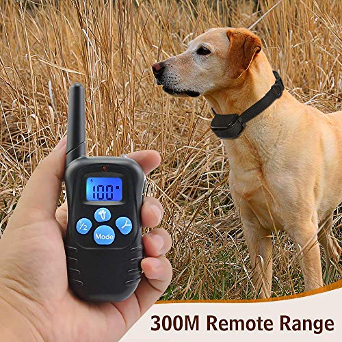 Petrainer Dog Training Collar Rechargeable and Rainproof