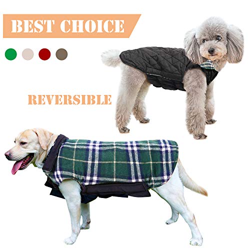 IREENUO Pet Dog Jackets Windproof Warm Coats