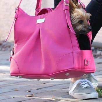Pink Yarrow Mia Michele Dog Carry Bag