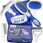 Horicon Pet Premium Dog Brush Set Interchangeable