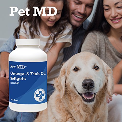 Pet MD – Omega 3 Fish Oil Supplement for Dogs