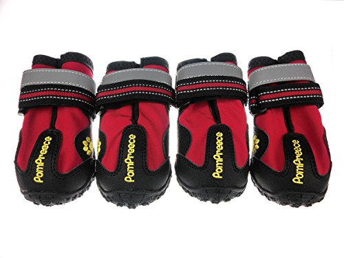 Xanday Dog Boots Waterproof Dog Shoes Paw Protectors