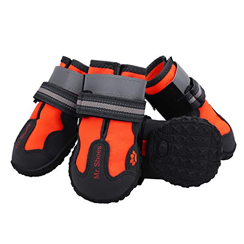 Petrunup Dog Hiking Boots,Dog Booties Non Slip