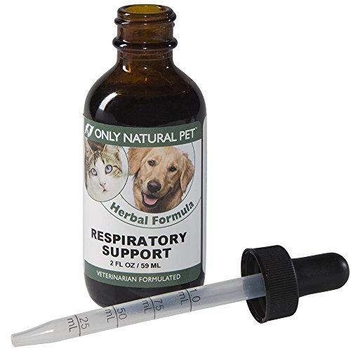 Only Natural Pet Respiratory Support Immune Booster for Dogs and Cats - Herbal Immune System Booster Supplement Formula - 2 oz Bottle