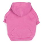 Zack & Zoey Polyester Fleece Lined Dog Hoodie, Large, Pink