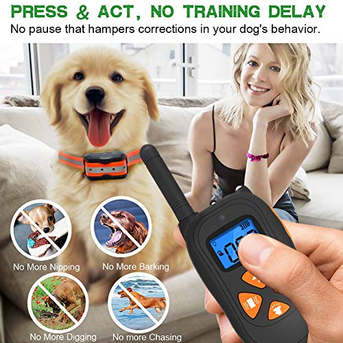 Dog Training Collar-1475ft Remote Dog Shock Collar
