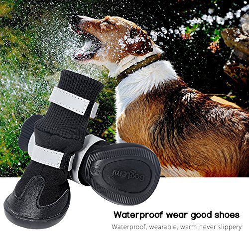 BESAZW Dog Boots Paw Protectors Anti-Skid Durable