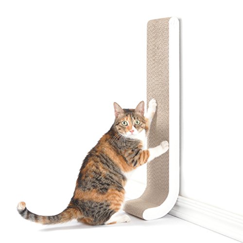 4CLAWS Wall Mounted Scratching Post 26" (White)