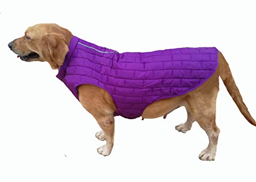 BONAWEN Waterproof Winter Dog Coat Reflective