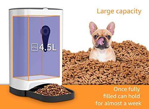 SUKI&SAMI Pets Automatic Pet Feeder Food Dispenser Dogs