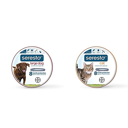 Bayer Seresto Flea and Tick Collar for Large Dog and Cat