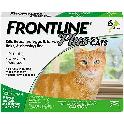 Frontline Plus for Cats and Kittens Flea and Tick Treatment