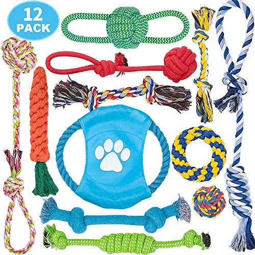 Dog Rope Toys, 12 Pack Dog Rope Toys