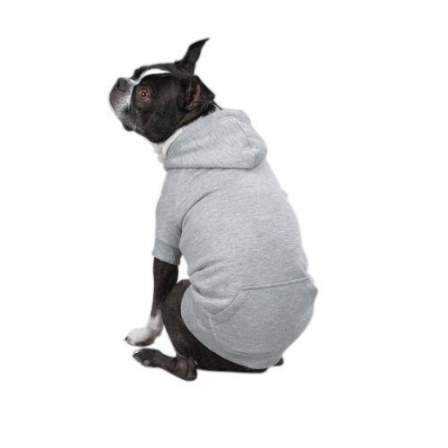 Zack & Zoey Fleece-Lined Hoodie for Dogs, 20" Large, Gray