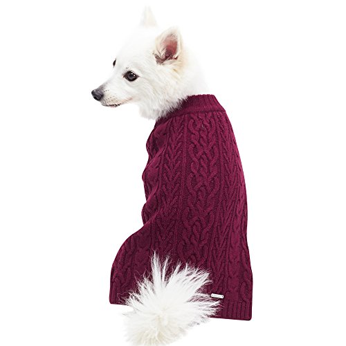 Blueberry Pet 16 Colors Classic Wool Blend Cable Knit