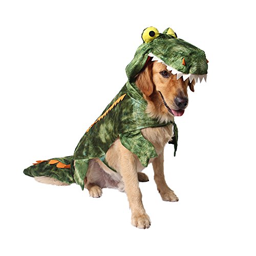 MUYAOPET Halloween Crocodile Dog Costume