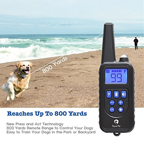 Remote Dog Training Collar - 2400 ft Range, Dog Shock Collar