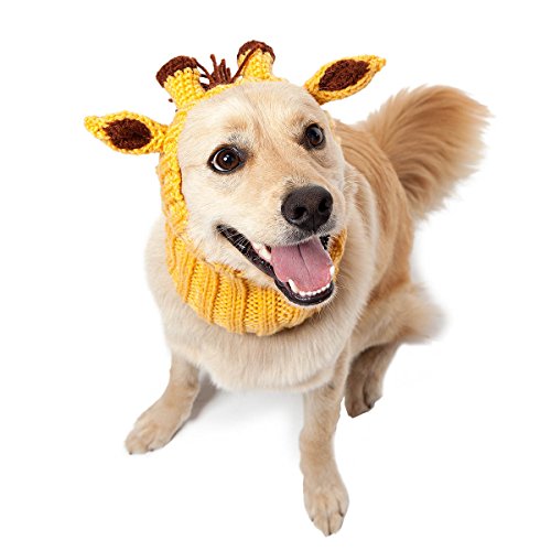 Zoo Snoods Giraffe Dog Costume - Neck Ear Warmer