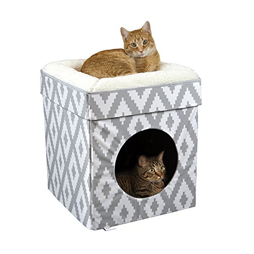 Kitty City Large Cat Bed, Cat Cube, Cat House/Cat Condo