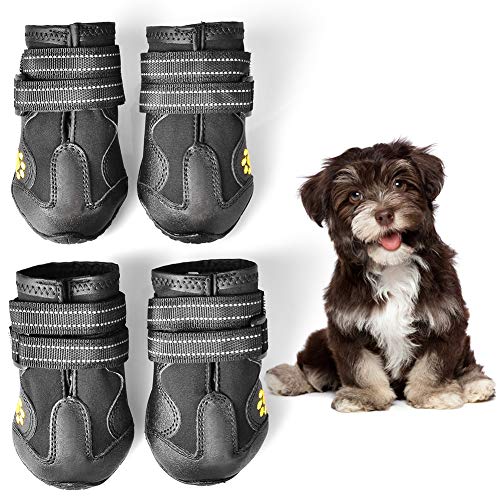WUXIAN Waterproof Dog Shoes,Dog Outdoor Shoes