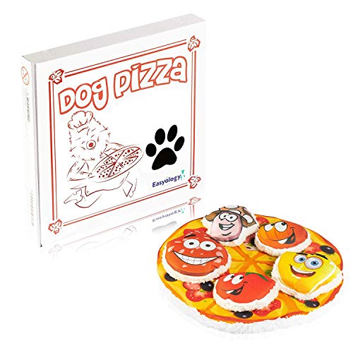 Easyology Pizza Dog Toy for Aggressive Chewers