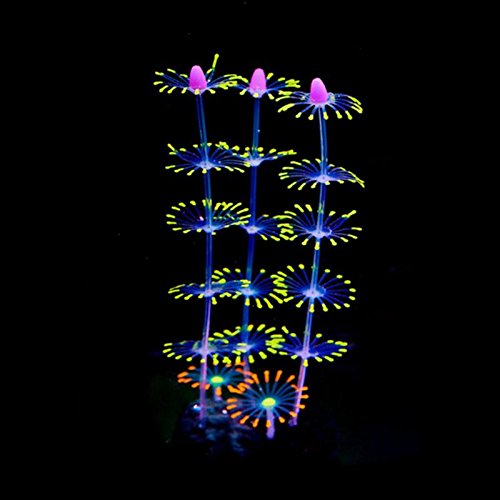 Aquarium Fluorescent Coral Plant Decoration Water
