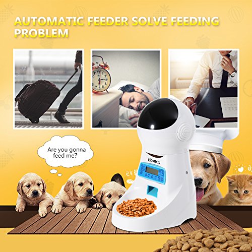 Sailnovo Automatic Cat Feeder Pet Dog Feeder Food