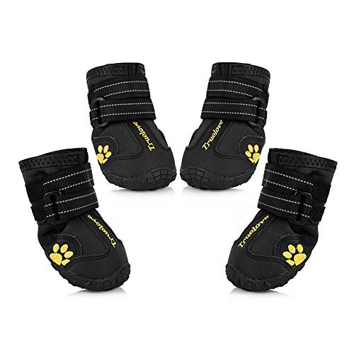 Petacc Dog Boots Water Resistant Dog Shoes