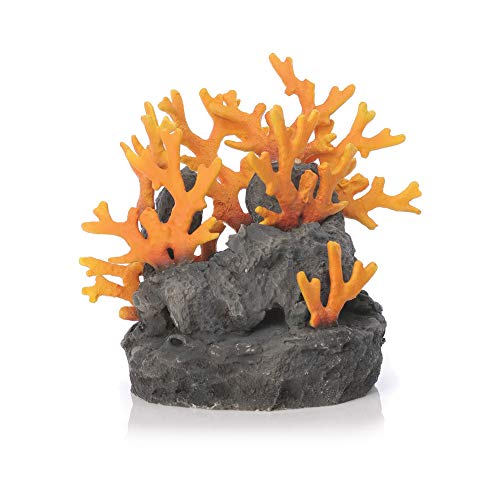 biOrb Lava Rock with Fire Coral Ornament Aquariums