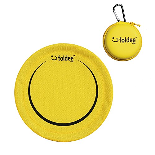 FOLDEE Frisbee Portable Flying Disc and Case Set