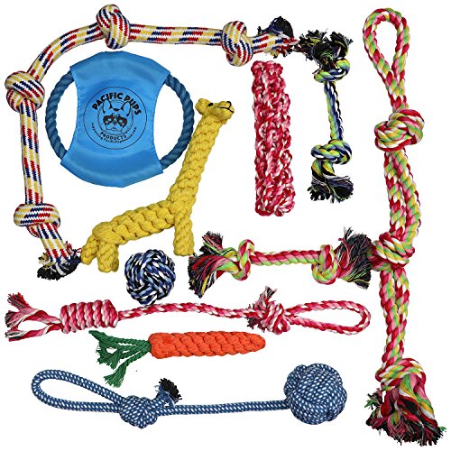Pacific Pups Products Dog Rope Toys for Aggressive Chewers