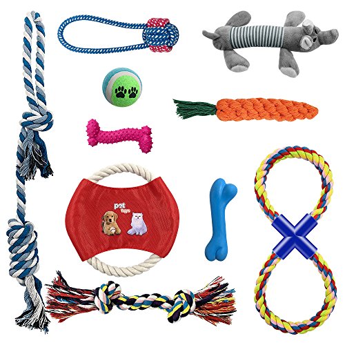 Ai-uook Dog Toys, Dogs Chew Teething Rope Toys