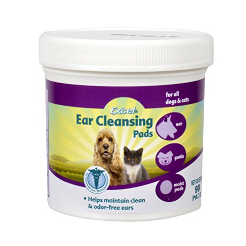 Excel Ear Cleansing Pads For Cats and Dogs, 90-Count