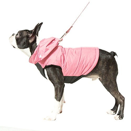Gooby Winter Wind Breaker Dog Parka for Small Dogs