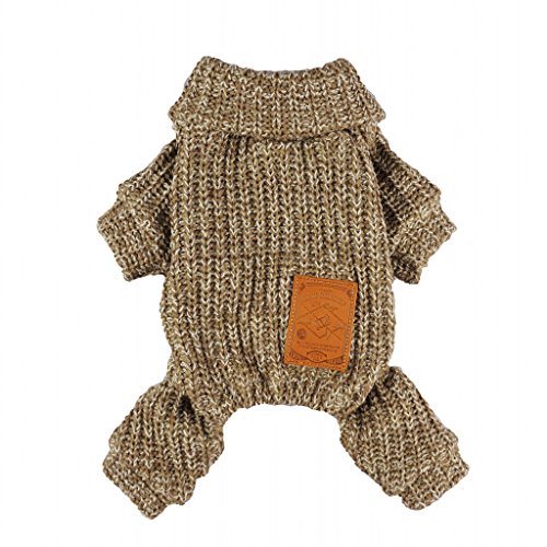 Fitwarm Turtleneck Knitted Coat for Dogs Sweaters