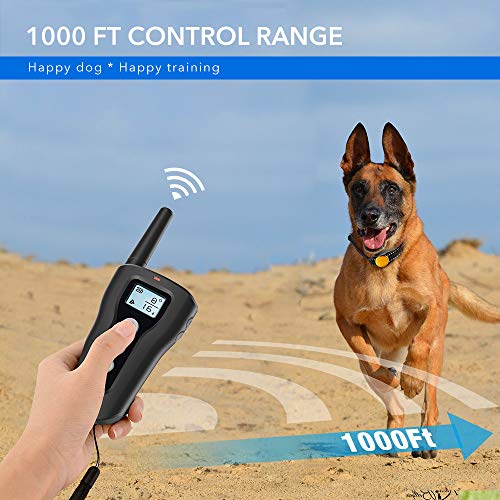 TOKEGO Dog Training Collar,Remote Rechargeable Shock Collar for Dogs