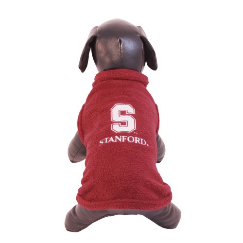 NCAA Stanford Cardinal Polar Fleece Dog Sweatshirt, Medium