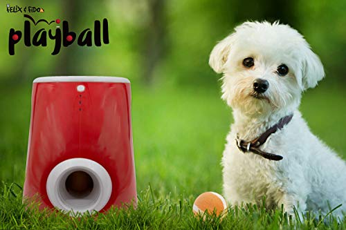 Playball! Automatic Ball Launcher For Dogs. 3 Throwing Distance Settings