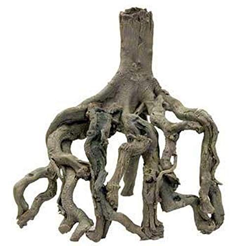Deep Blue Professional Mangrove Tree Root Synthetic Coral - Stunning 16x12-Inch Aquarium Decoration