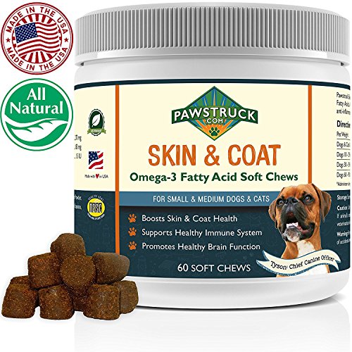 Natural Omega 3 Fish Oil for Dogs & Cats Soft Chew