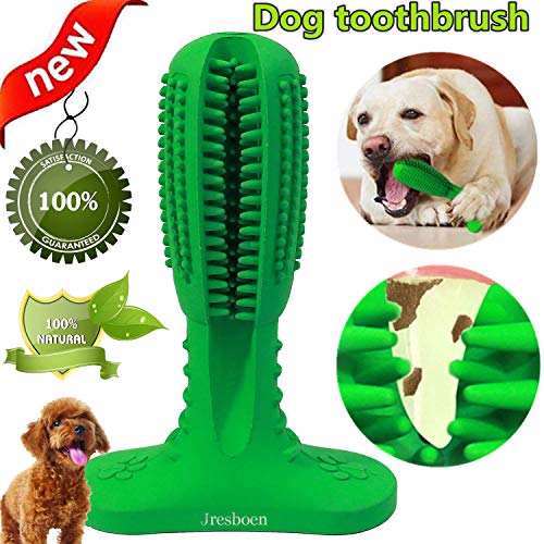 Dog Toothbrush Chew Toy, Jresboen Dog