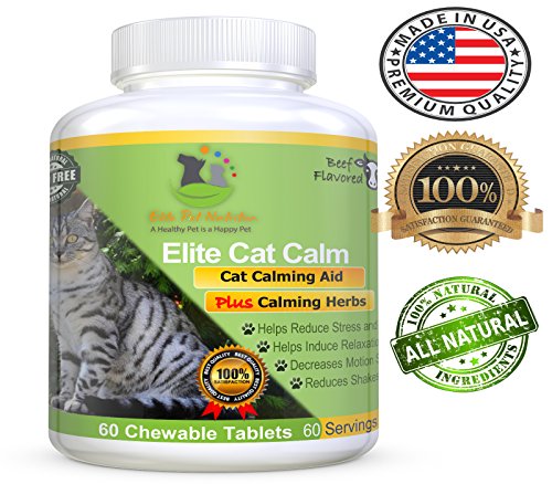 Elite Cat Calm Advanced All Natural Calming Aid Relaxant