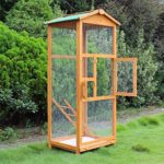 Large Wooden Vertical Outdoor Aviary Flight House