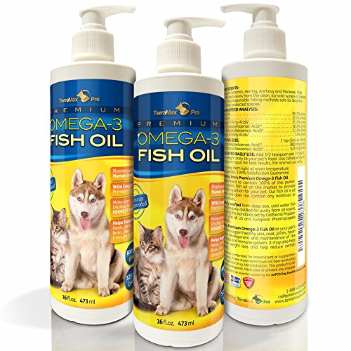 TerraMax Pro Liquid Omega-3 Fish Oil for Dogs and Cats