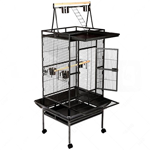 Large Play Top Bird Cage Parrot Cages with Play Top